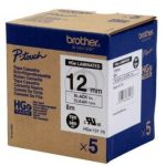 Rubans HG HIGH GRADE laminé 12mm Noir/Transparent - HGE131V5