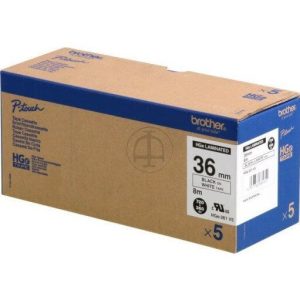 Rubans HG HIGH GRADE laminé 36mm Noir/Blanc - HGE261V5