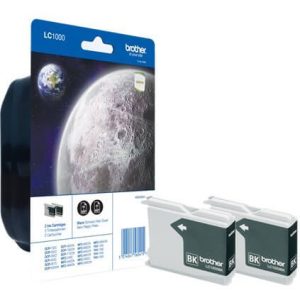 Blister de 2 cartouches d'encre noire LC1000BK