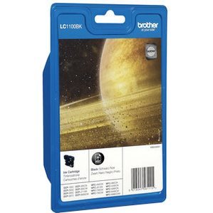 Cartouche d'encre noire sous blister LC 1100BK - LC1100BKBP