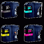 Pack de 4 cartouches (BK/C/M/Y) LC121 - LC121VALBP