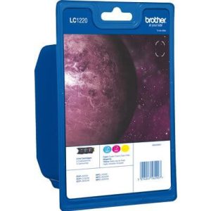Blister de 3 cartouches d'encre LC1220 C/Y/M - LC1220RBWBP