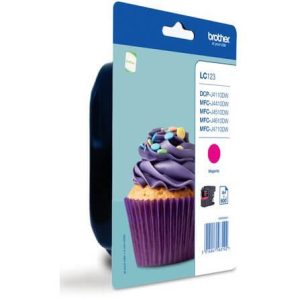 Cartouche d'encre blister magenta LC123M - LC123MBP