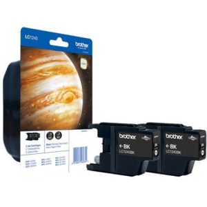 Blister de 2 cartouches d'encre noire LC1240BK - LC1240BKBP2
