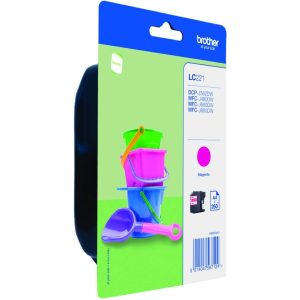 Cartouche d'encre magenta sous blister LC221M - LC221MBP