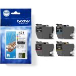 Pack de 4 cartouches d'encre LC421BK/C/M/Y - LC421VAL