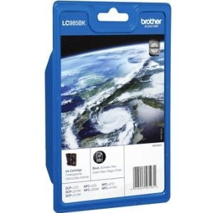 Cartouche d’encre noire sous blister LC985BK - LC985BKBP