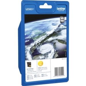 Cartouche d’encre jaune sous blister LC985Y - LC985YBP