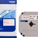 Ruban cassette MK 9mm rouge / blanc - MK222BZ