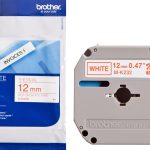 Ruban cassette MK 12mm rouge / blanc - MK232BZ