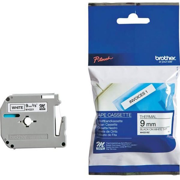 Ruban cassette MK 12mm Bleu /Blanc - MK233BZ