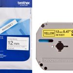 Ruban cassette MK 12mm noir / jaune - MK631BZ