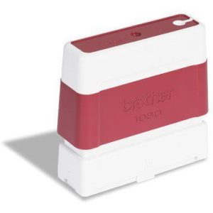 PR1060R TAMPON ENCRE 10 X 60 MM ROUGE - PR1060R6P