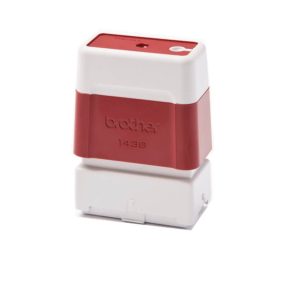 PR1438R TAMPON ENCRE 14 X 38 MM ROUGE - PR1438R6P