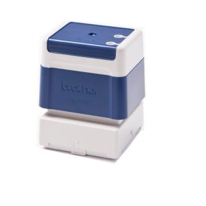 PR4040E TAMPON ENCRE 40 X 40 MM BLEU - PR4040E6P