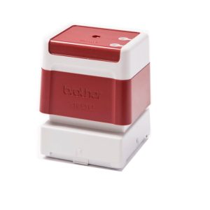 PR4040R TAMPON ENCRE 40 X 40 MM ROUGE - PR4040R6P