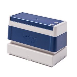 PR4090E TAMPON ENCRE 40 X 90 MM BLEU - PR4090E6P
