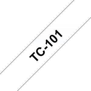 Ruban TC 12mm noir / transparent - TC101