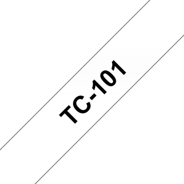 Ruban TC 12mm noir / transparent - TC101