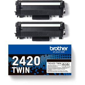 Pack de 2 toners noir TN2420 - TN2420TWIN