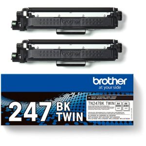 Pack de 2 toners  TN247 - TN247BKTWIN