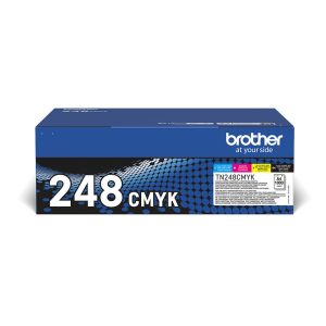 Pack Toner TN248 1000 pages a 5% M/J/C/BK - TN248VAL
