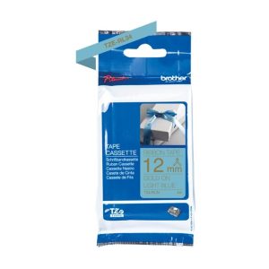 Ruban TZERL34 12mm or / bleu  tissu non adhésif - TZERL34