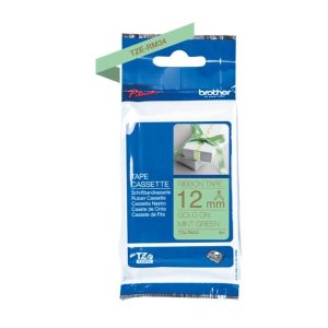 Ruban TZERM34 12mm or / vert  tissu non adhésif - TZERM34