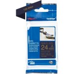 Ruban TZERN54 24mm or / bleu  tissu non adhésif - TZERN54