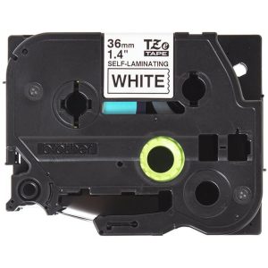 Ruban TZeSL261 36mm Noir /  Blanc Auto-Laminé - TZESL261