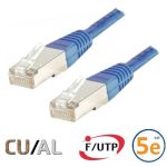 Cordon RJ45 Cat 5e F/UTP Classic  10m bleu - EOC5SA1000B