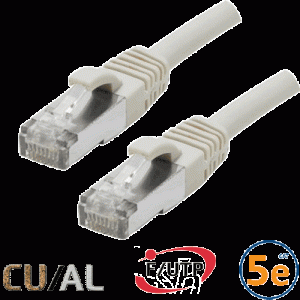 Cordon RJ45 Cat 5e F/UTP Classic  10m beige - EOC5SAG1000