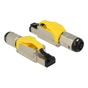 Connecteur réseau RJ45 STP Cat 6a métal assemblé - 86287