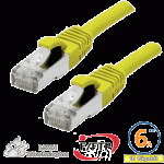 Cordon RJ45 Cat 6a F/FTP Primacy LSZH 3m jaune - EOC6ADZ0300J