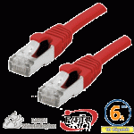 Cordon RJ45 Cat 6a F/FTP Primacy LSZH 0.5m rouge - EOC6ADZ0050R