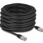 Cordon RJ45 Cat 6a outdoor LSZH S/FTP 20m noir - 80132