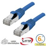 Cordon RJ45 Cat 6a S/FTP Primacy LSZH 2m bleu - EOC6ASFZ0200B