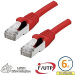 Cordon RJ45 Cat 6a F/UTP Primacy LSZH 10m rouge - EOC6ASZ1000R