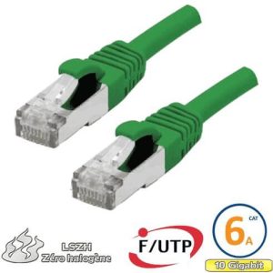 Cordon RJ45 Cat 6a F/UTP Primacy LSZH 10m vert - EOC6ASZ1000V