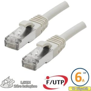 Cordon RJ45 Cat 6a F/UTP Primacy LSZH 30m beige - EOC6ASZG3000