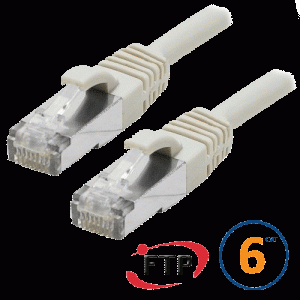 Cordon RJ45 Cat 6 F/UTP Classic 1m beige - EOC6SAG0100
