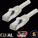 Cordon RJ45 Cat 6 F/UTP Classic 10m beige - EOC6SAG1000