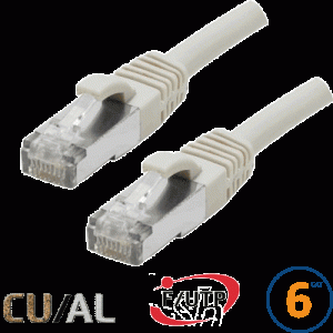 Cordon RJ45 Cat 6 F/UTP Classic 2m beige - EOC6SAG0200