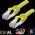 Cordon RJ45 Cat 6 F/UTP Classic 50cm jaune - EOC6SA0050J