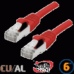 Cordon RJ45 Cat 6 F/UTP Classic 3m rouge - EOC6SA0300R