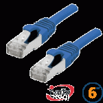 Cordon RJ45 Cat 6 F/UTP Primacy 0.5m bleu - EOC6S0050B