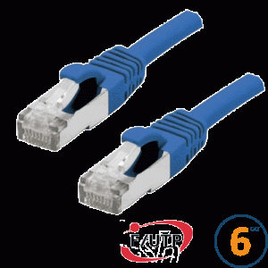 Cordon RJ45 Cat 6 F/UTP Primacy 0.3m bleu - EOC6S0030B