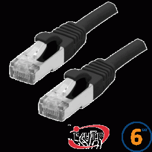 Cordon RJ45 Cat 6 F/UTP Primacy 5m noir - EOC6S0500N