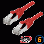 Cordon RJ45 Cat 6 F/UTP Primacy 3m rouge - EOC6S0300R
