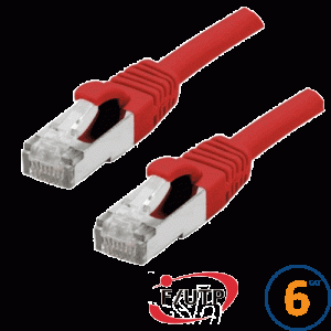 Cordon RJ45 Cat 6 F/UTP Primacy 3m rouge - EOC6S0300R